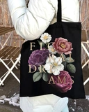 Екошопер BookOpt BK4109 Florar dreams чорний. Изображение №9