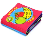 М'яка книжка Цікаві картинки Фрукти-Овочі. Зображення №2