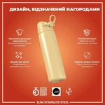 Пляшка для води металева ION8 Stainless Steel Desert 600 мл. Зображення №2