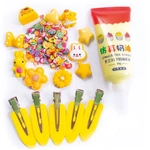 Набір для творчості Vladi Toys Клей з кабашонами VT4600-02 Заколки жовті. Зображення №1