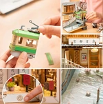 Бук Нук Robotime Rolife Sakura Densya TGB01. Изображение №6