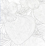 Квітучі сади. Розмальовка. Изображение №4