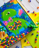 Великий набір для творчості Pompon Art Дракончик. Зображення №1