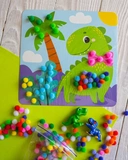 Великий набір для творчості Pompon Art Дракончик. Зображення №7