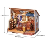 Конструктор 3D міні-будинок Robotime Rolife Kiki’s Magic Emporium DG155. Зображення №7