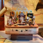 Конструктор 3D міні-будинок  Tonecheer  Cat's Family TQ065. Зображення №1