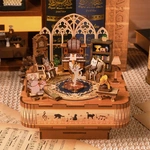 Конструктор 3D міні-будинок  Tonecheer  Cat's Family TQ065. Зображення №5