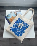 Екошопер Bookopt Петриківський розпис - Сині квіти (BK4001). Изображение №8