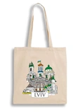Екошопер BookOpt BK4073 Львів, бежевий. Изображение №1