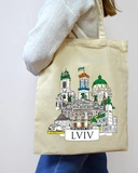 Екошопер BookOpt BK4073 Львів, бежевий. Изображение №2