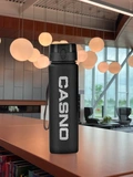 Пляшка для води CASNO KXN-1184 1050 мл сіра. Зображення №11