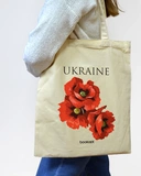 Екошопер на блискавці Bookopt Ukraine - Червоні маки (BK4053). Изображение №3