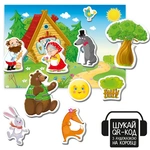Гра розвиваюча Vladi Toys VT3206-38 магнітний театр з аудіоказкою Казкові голоси "Колобок". Изображение №2
