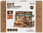 Конструктор 3D мини-домик Robotime Rolife Coffee&Bar DG167. Изображение №7