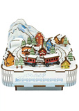 Конструктор 3D міні-будинок Tonecheer Snow Train TQ058. Изображение №7 Конструктор 3D міні-будинок Tonecheer Snow Train TQ058. Изображение №7