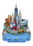 Конструктор 3D міні-будинок  Tonecheer  New York  TQ067. Изображение №7