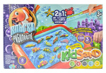 Гра настольная Danko toys Клевая рыбалка и кинетический песок 2 в 1 большая. Изображение №5 Гра настольная Danko toys Клевая рыбалка и кинетический песок 2 в 1 большая. Изображение №5