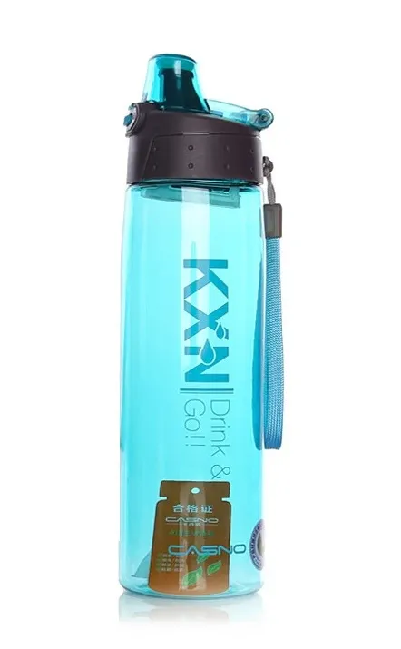 Бутылка для воды CASNO 780 мл KXN-1180 Голубая Бутылка для воды CASNO 780 мл KXN-1180 Голубая