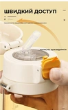 Бутылка для воды CASNO 690 мл KXN-1219 Розовая (Свинка) с соломинкой. Изображение №4