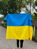 Флаг Украины Bookopt габардин 90х135. Изображение №5 Флаг Украины Bookopt габардин 90х135. Изображение №5