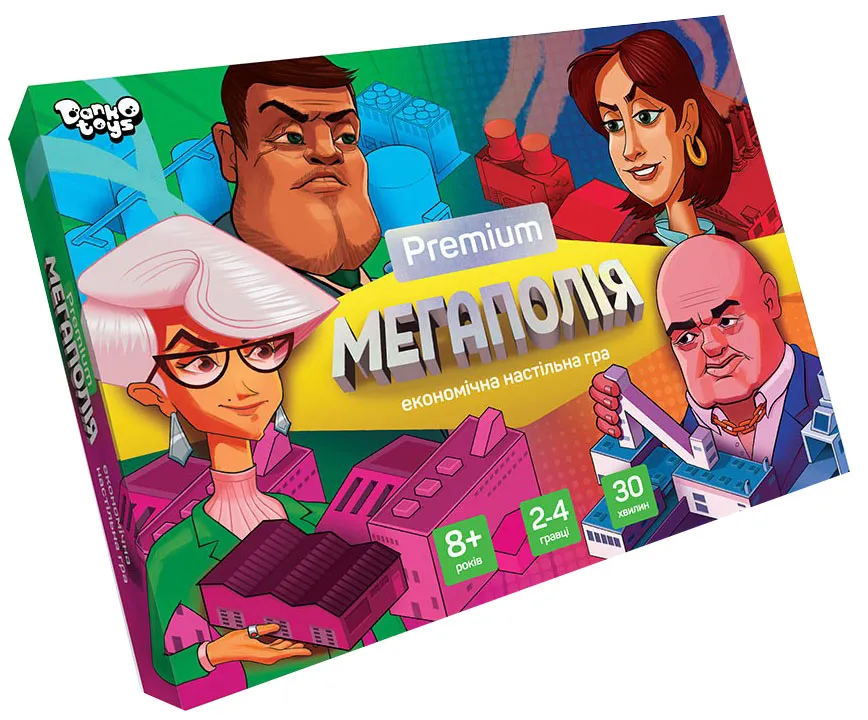 Настольная развлекательная игра Danko Toys Мегаполис Premium (G-MP-01-01U) Настольная развлекательная игра Danko Toys Мегаполис Premium (G-MP-01-01U)