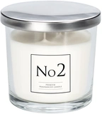 Ароматична свічка Bispol в скляному свічнику з металевою кришкою Fragranced Candle №2 (snp100-002). Зображення №1