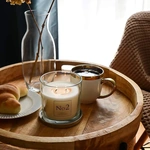 Ароматична свічка Bispol в скляному свічнику з металевою кришкою Fragranced Candle №2 (snp100-002). Зображення №3