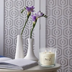 Ароматична свічка Bispol в скляному свічнику з металевою кришкою Fragranced Candle №2 (snp100-002). Зображення №4