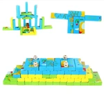 Дерев`яна дженга-пазл Multifunctional Puzzle Jenga Strateg (30980). Изображение №2