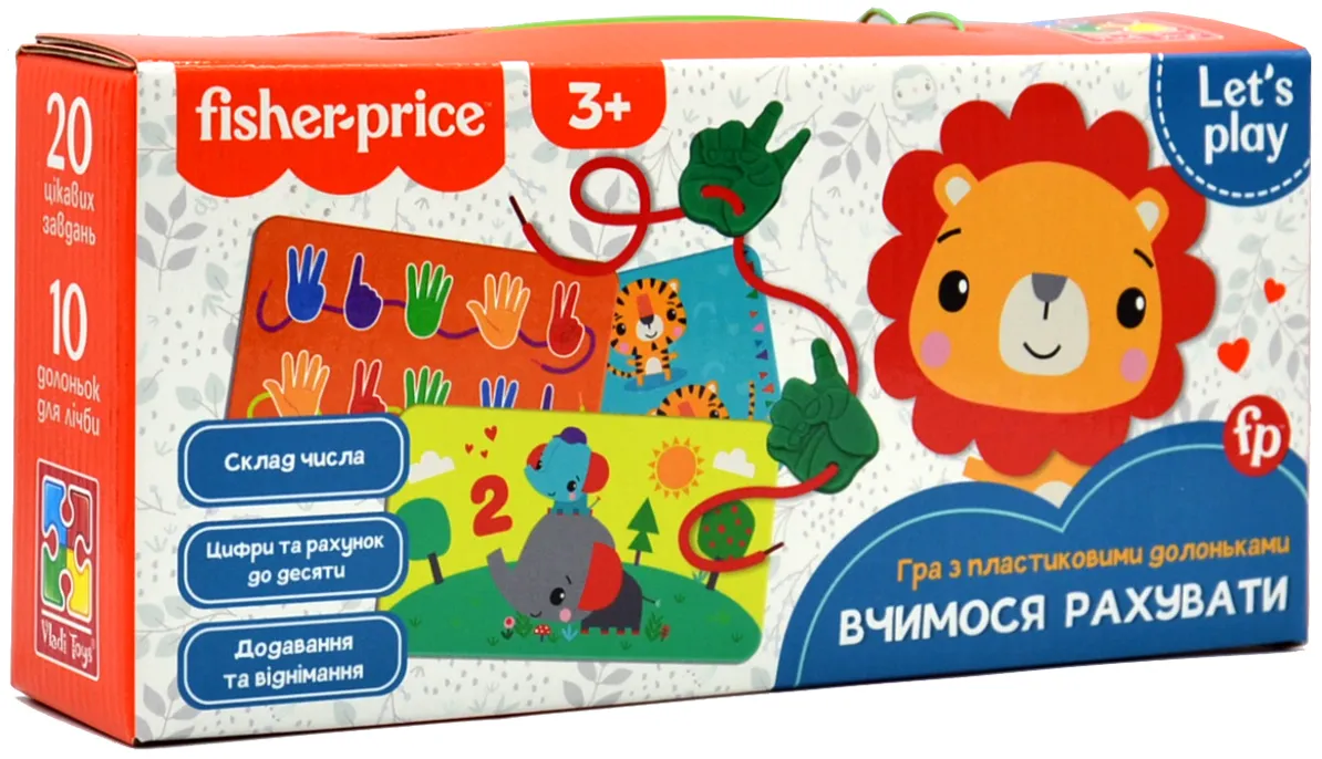 Гра з пластиковими долоньками. Вчимося рахувати (VT2905-25) Гра з пластиковими долоньками. Вчимося рахувати (VT2905-25)