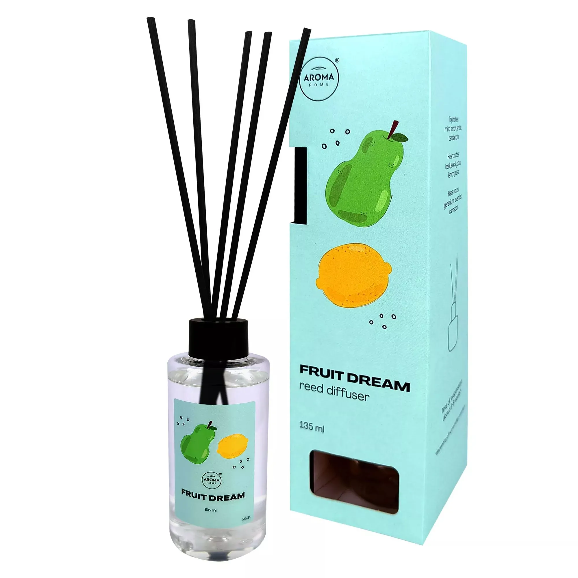 Аромадиффузор Aroma Home Basic Line - Fruit Dream 135 мл Аромадиффузор Aroma Home Basic Line - Fruit Dream 135 мл