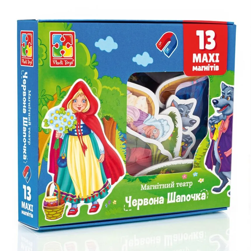 Настольная игра Магнитный театр. Красная шапочка VT3206-52 Настольная игра Магнитный театр. Красная шапочка VT3206-52