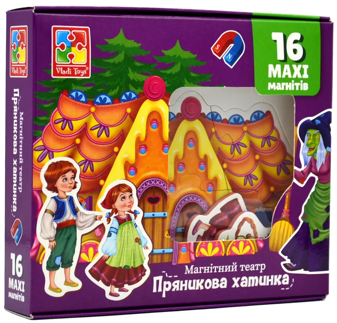 Магнитный театр. Пряничный домик (VT3206-54) Магнитный театр. Пряничный домик (VT3206-54)