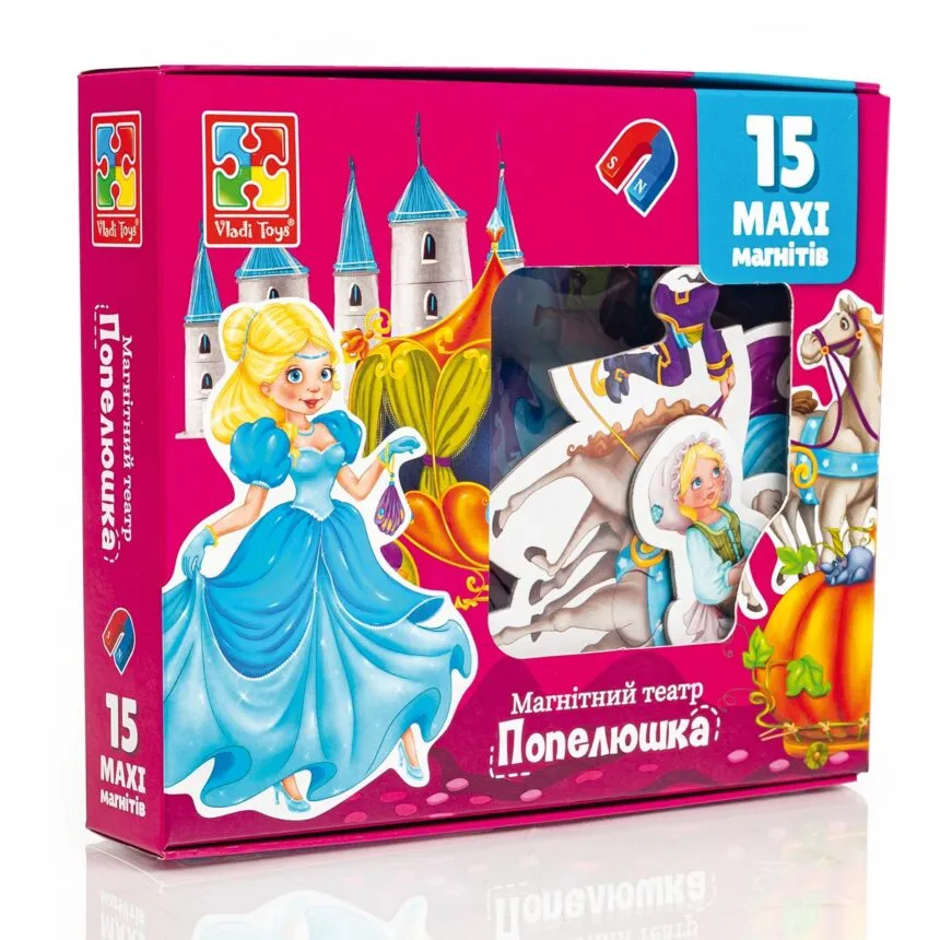 Настольная игра Магнитный театр. Золушка (VT3206-53) Настольная игра Магнитный театр. Золушка (VT3206-53)