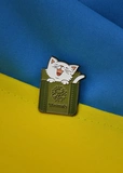 Пин (значок) Bookopt Котик 'UAnimals'. Изображение №1