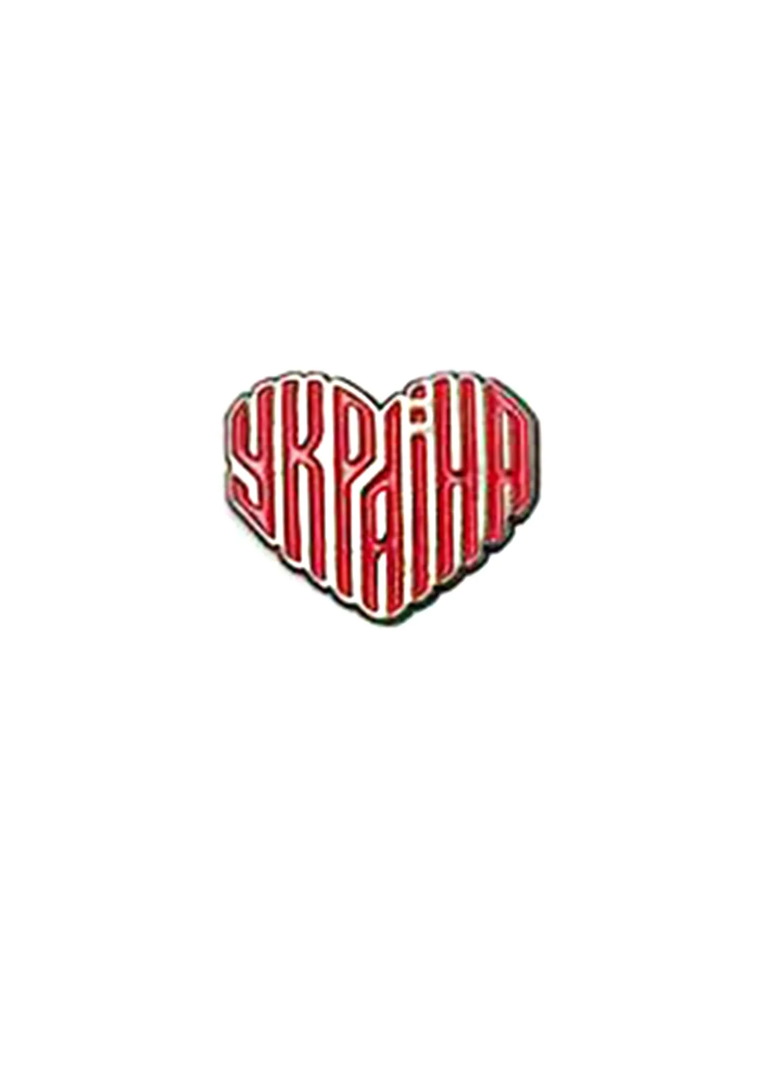Пин (значок) Bookopt Сердце Украина Пин (значок) Bookopt Сердце Украина