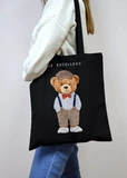 Экошопер Bookopt Teddy Bear - Be Excellent черный (ВК4057). Изображение №2 Экошопер Bookopt Teddy Bear - Be Excellent черный (ВК4057). Изображение №2