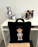 Экошопер Bookopt Teddy Bear - Be Excellent черный (ВК4057). Изображение №7 Экошопер Bookopt Teddy Bear - Be Excellent черный (ВК4057). Изображение №7