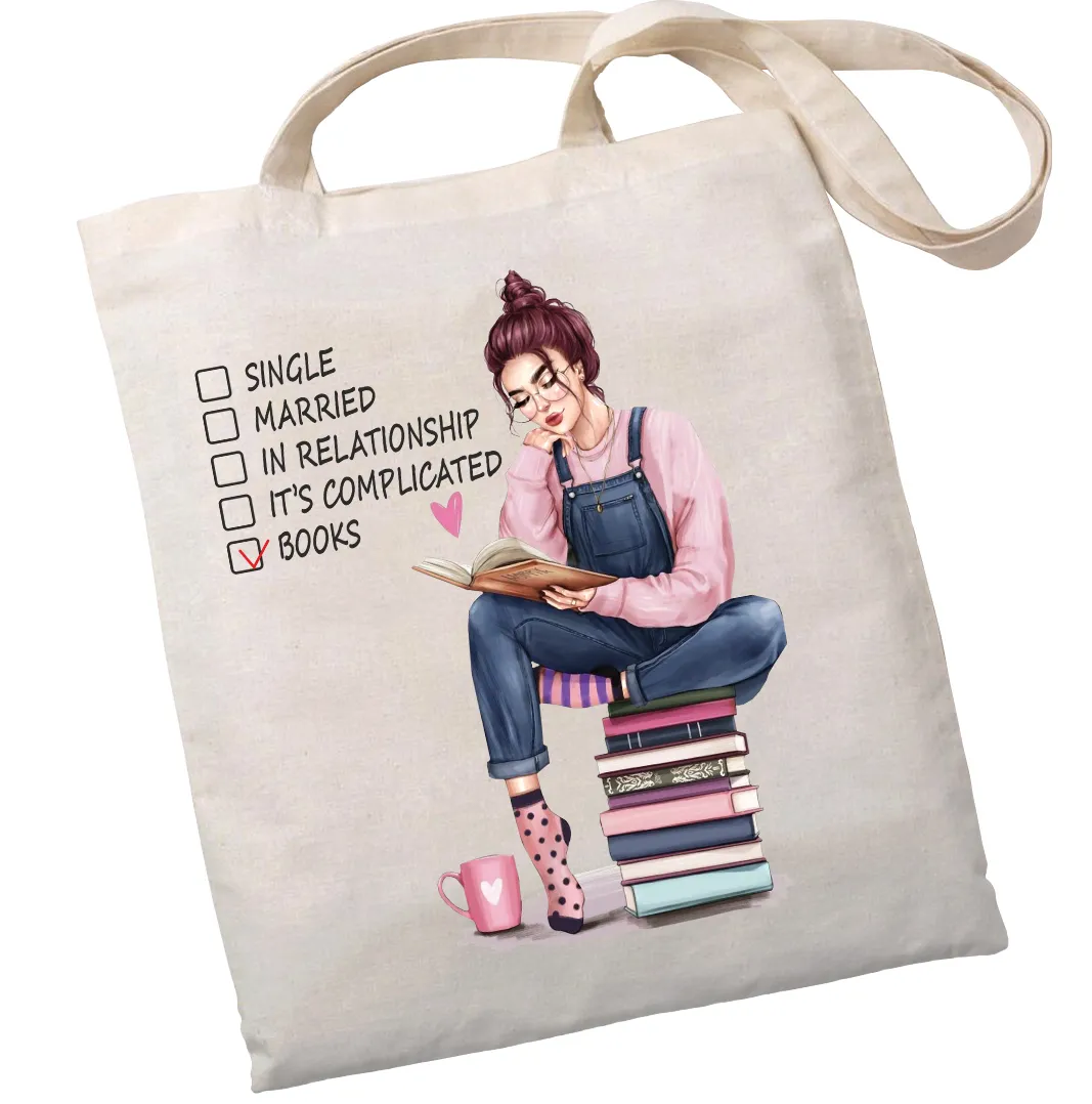 Екошопер BookOpt BK4068 BOOKS бежевый Екошопер BookOpt BK4068 BOOKS бежевый