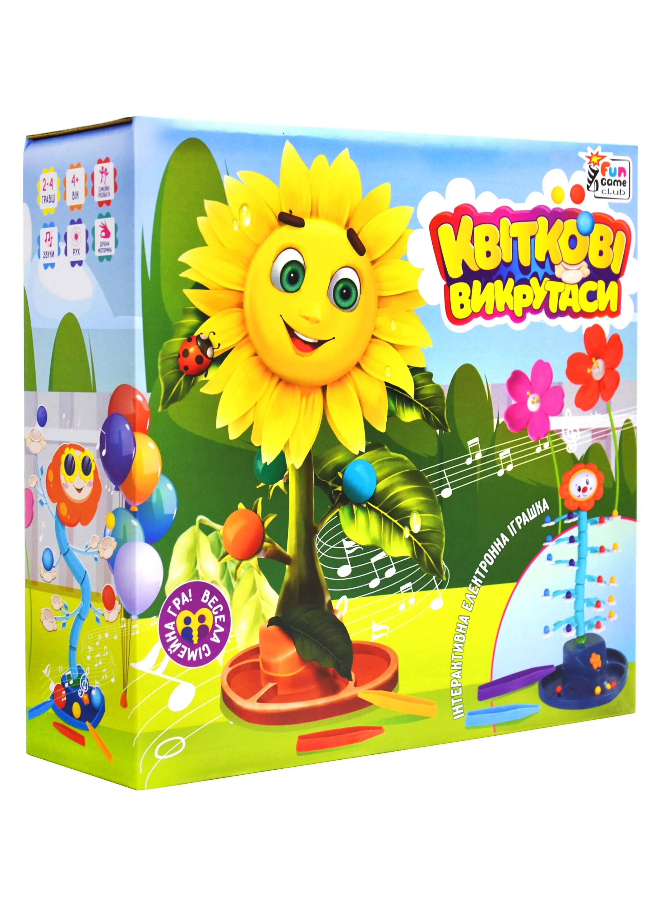 Настольная игра FUN Game Цветочные выкрутасы 70290 Настольная игра FUN Game Цветочные выкрутасы 70290