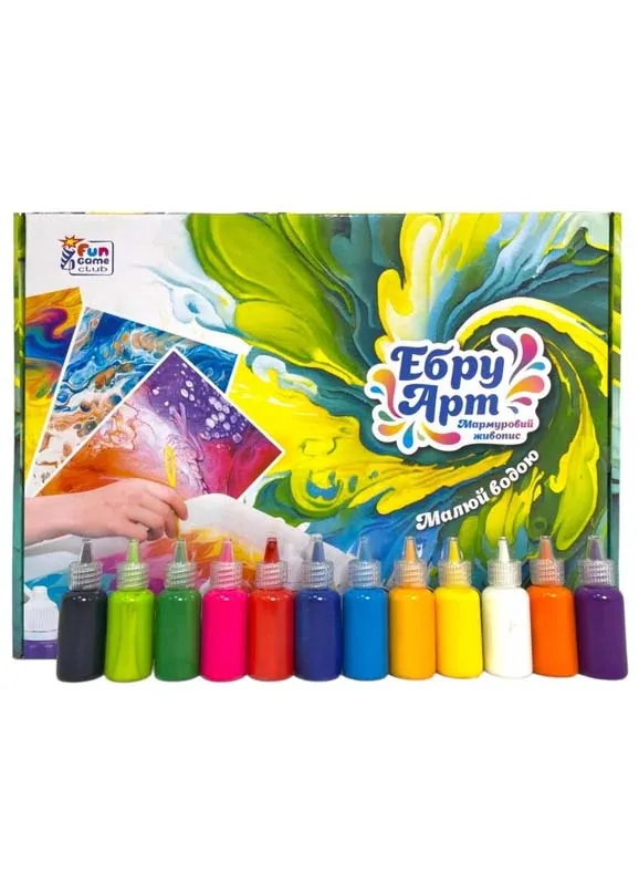 Набор для рисования на воде FUN GAME Эбру Арт 87752 Набор для рисования на воде FUN GAME Эбру Арт 87752