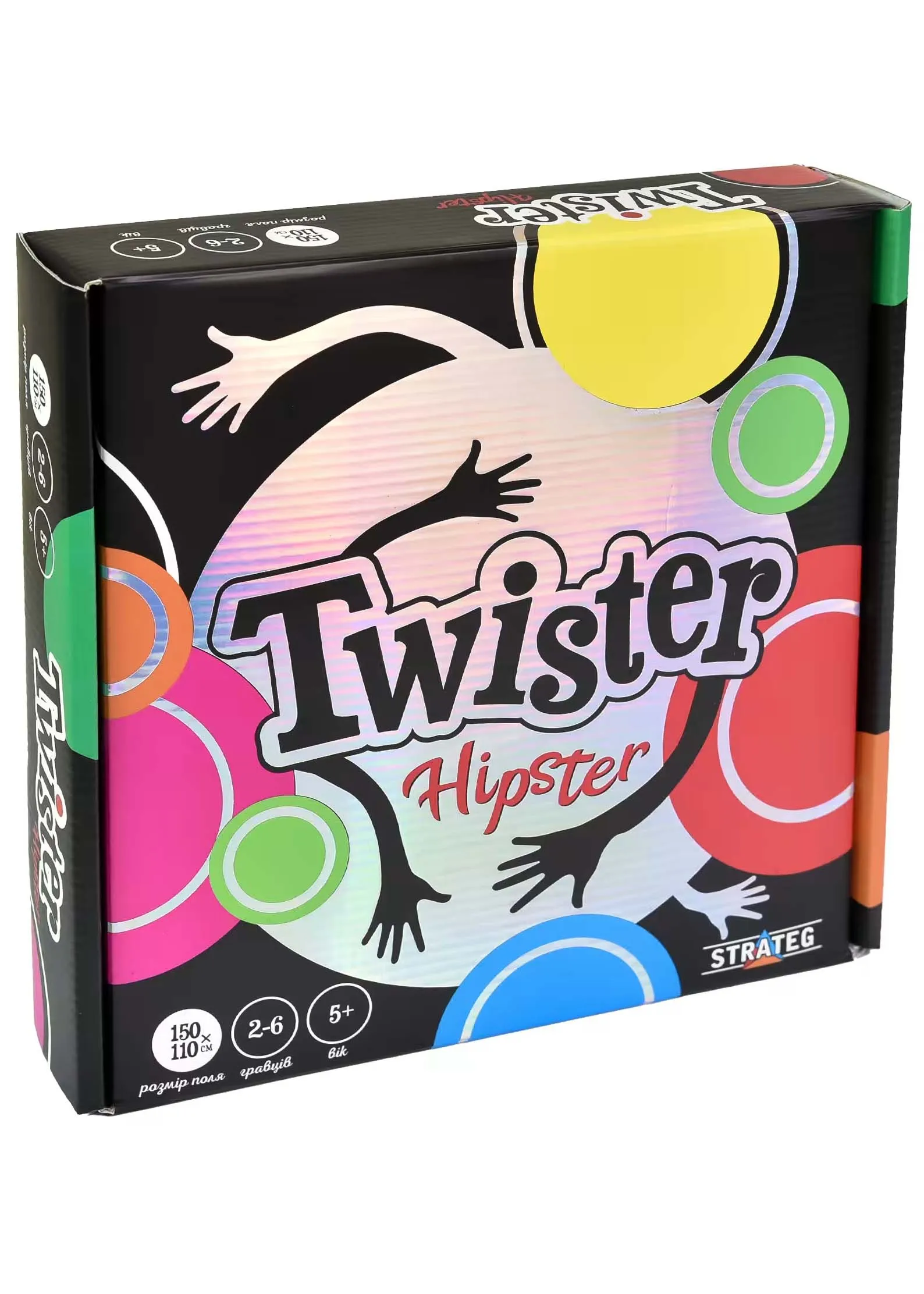 Развлекательная игра Strateg Твистер "Twister-hipster" 30628 Развлекательная игра Strateg Твистер "Twister-hipster" 30628