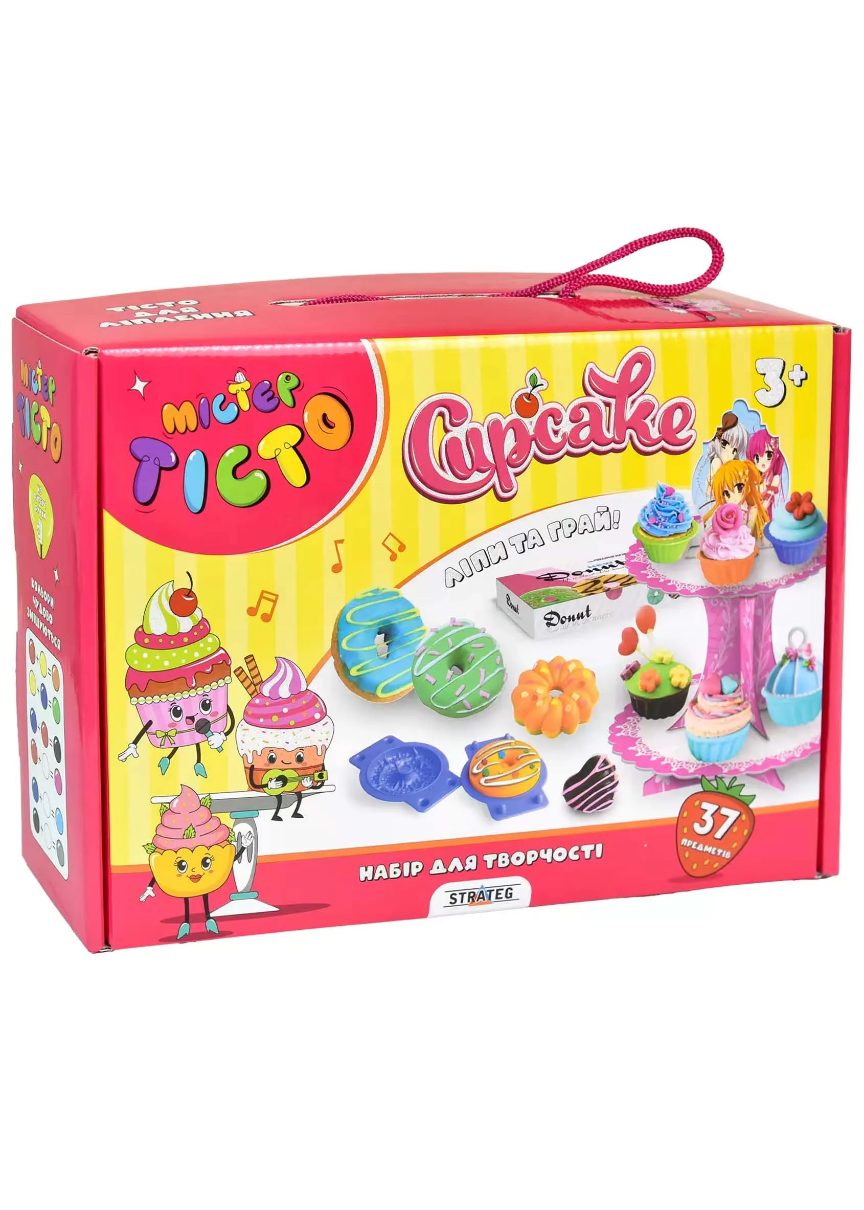 Набор для творчества Strateg Мистер тесто Cupcake 41016 Набор для творчества Strateg Мистер тесто Cupcake 41016