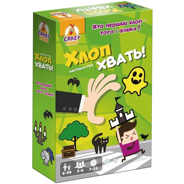 Игра настольная Vladi Toys Хлоп! Хвать! VT8077-05 Игра настольная Vladi Toys Хлоп! Хвать! VT8077-05