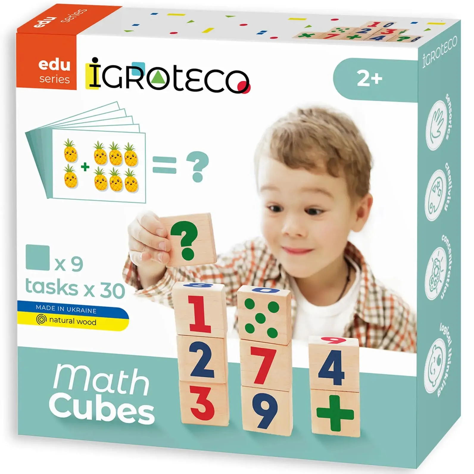 Кубики IGROTECO Математика Кубики IGROTECO Математика