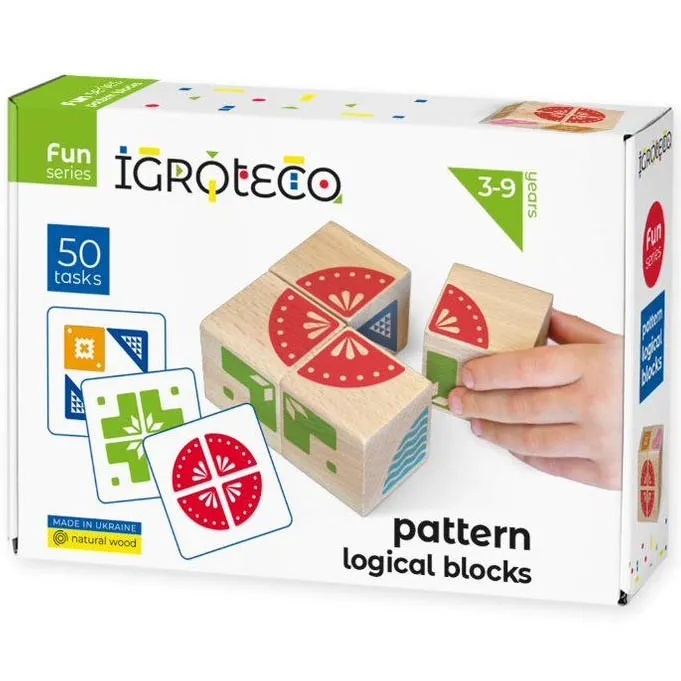 Логические кубики IGROTECO Сложи узор Логические кубики IGROTECO Сложи узор