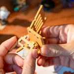 Конструктор 3D мини-домик Robotime Rolife Magic Study DG166. Изображение №4