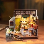 Конструктор 3D мини-домик Robotime Rolife Coffee Shop DG162. Изображение №3