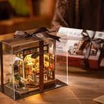 Конструктор 3D мини-домик Robotime Rolife Coffee Shop DG162. Изображение №6