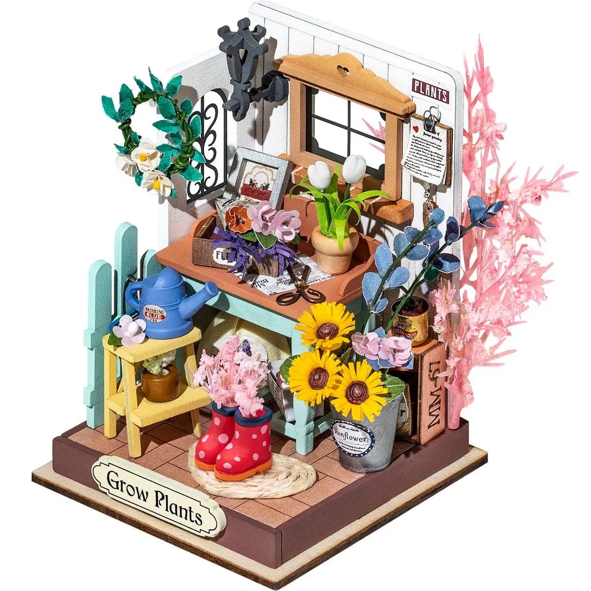 Конструктор 3D мини-домик Robotime Rolife Dreaming Terrace Garden DS030 Конструктор 3D мини-домик Robotime Rolife Dreaming Terrace Garden DS030